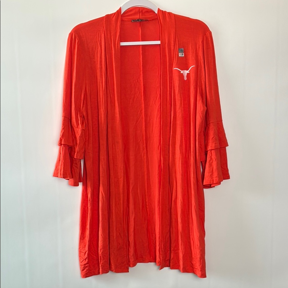 Longhorns Gameday Couture Women's Orange Open Cardigan